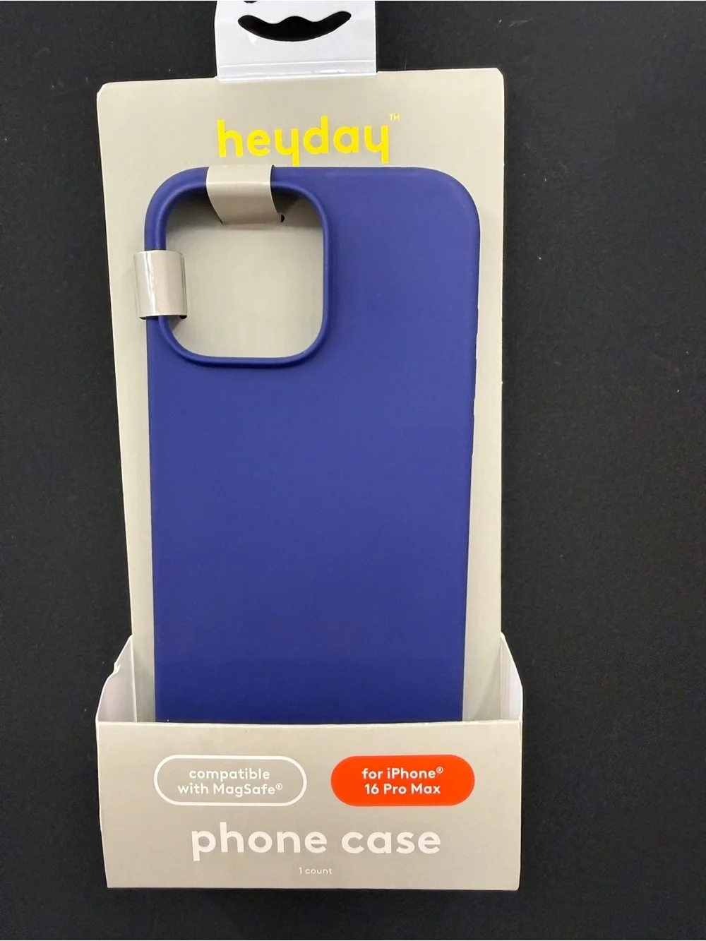 Apple iPhone 16 Pro Max Silicone Case for MagSafe - heyday - Blue  Soft Touch